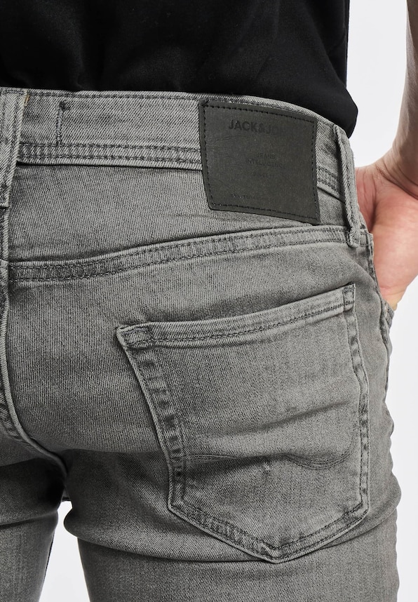 Jack & Jones jjiLiam jjOriginal Skinny Jeans Grey-3