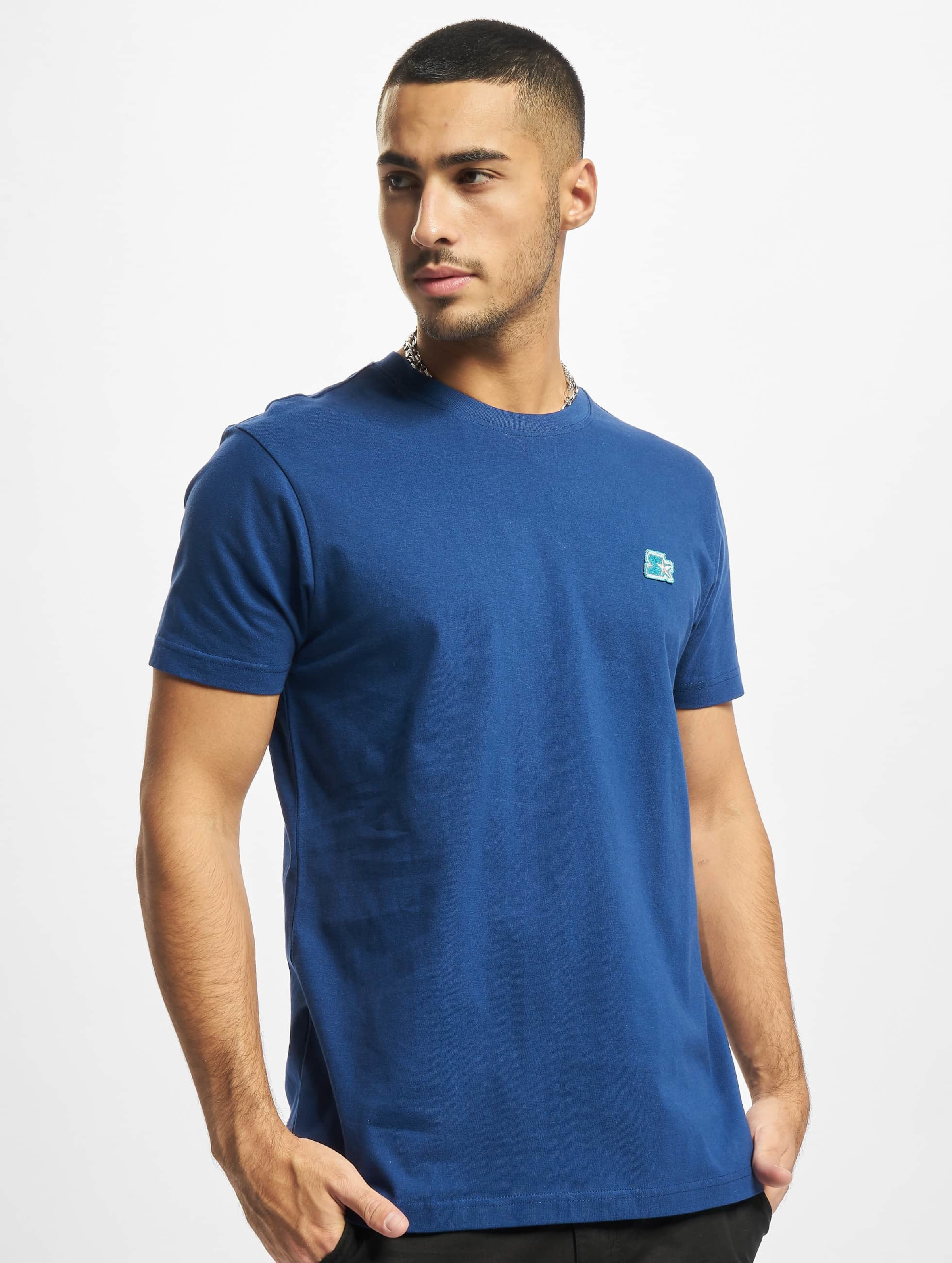 Starter Heren Tshirt -2XL- Essential Jersey Blauw