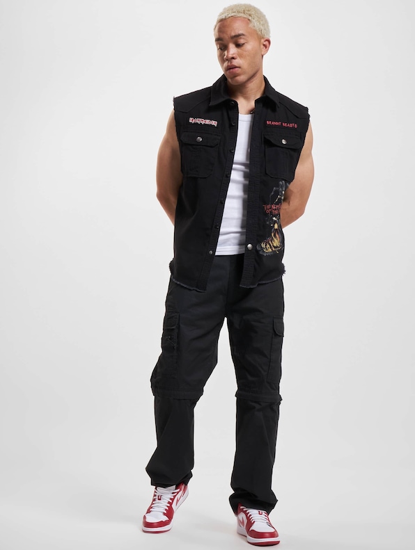 Brandit Iron Maiden Vintage Sleeveless NOTB  Hemden-8