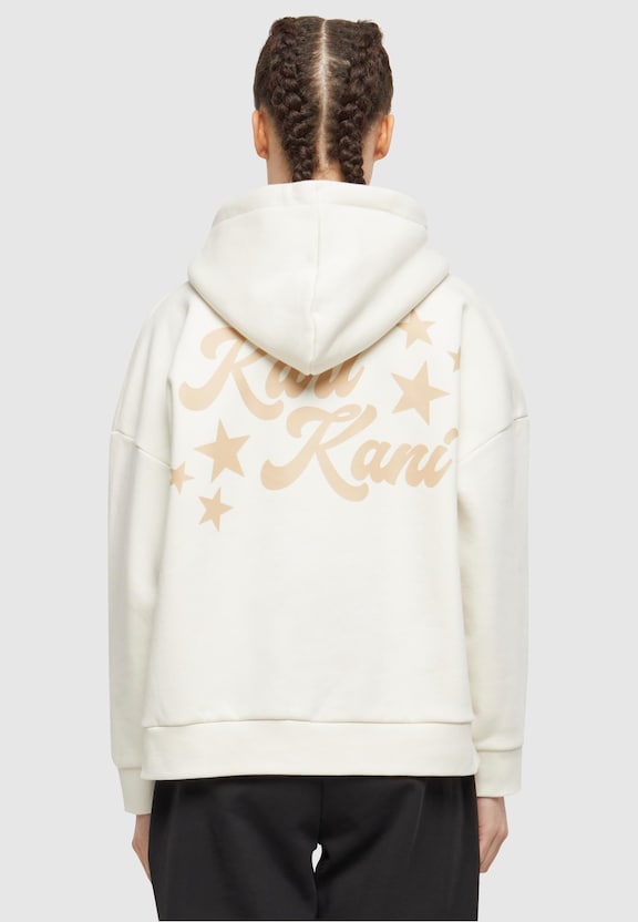 KW241-040-1 Karl Kani Small Signature Star Os Hoodie-1
