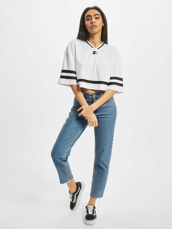 Ladies Cropped Mesh Jersey -4