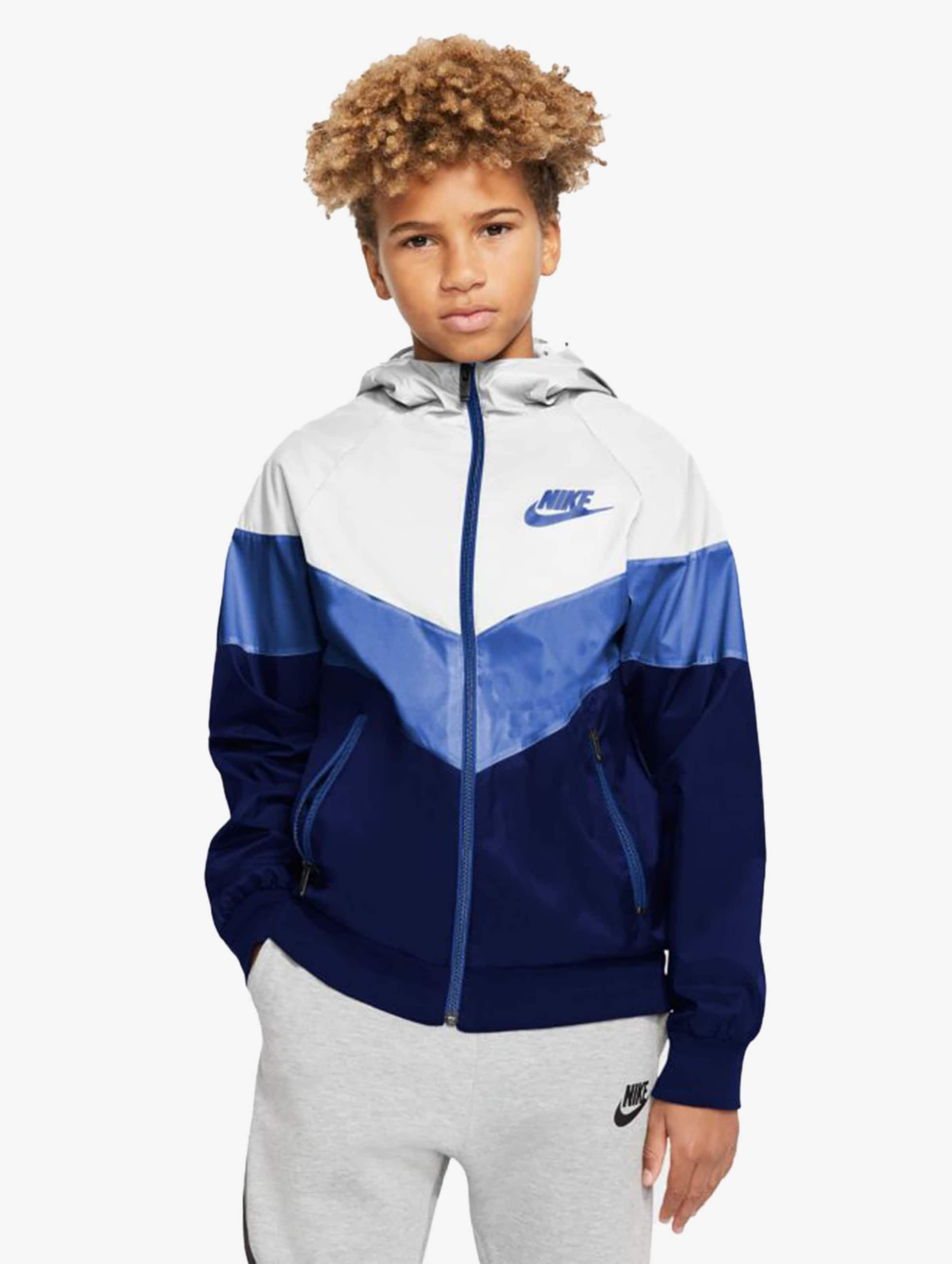 Nike Transition Jacket Kinder,Unisex op kleur wit, Maat S