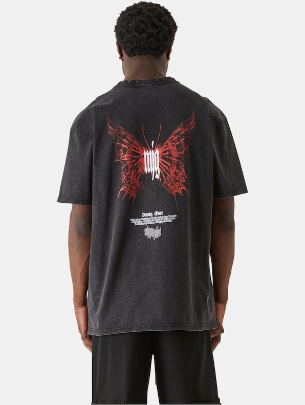 Heavy Oversized Acid WashedInferno Butterfly-1