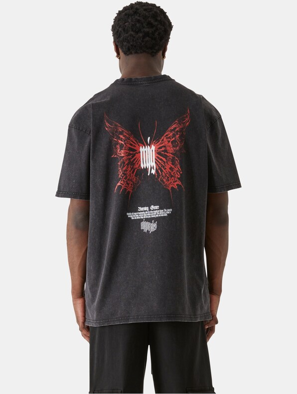 Heavy Oversized Acid WashedInferno Butterfly-1