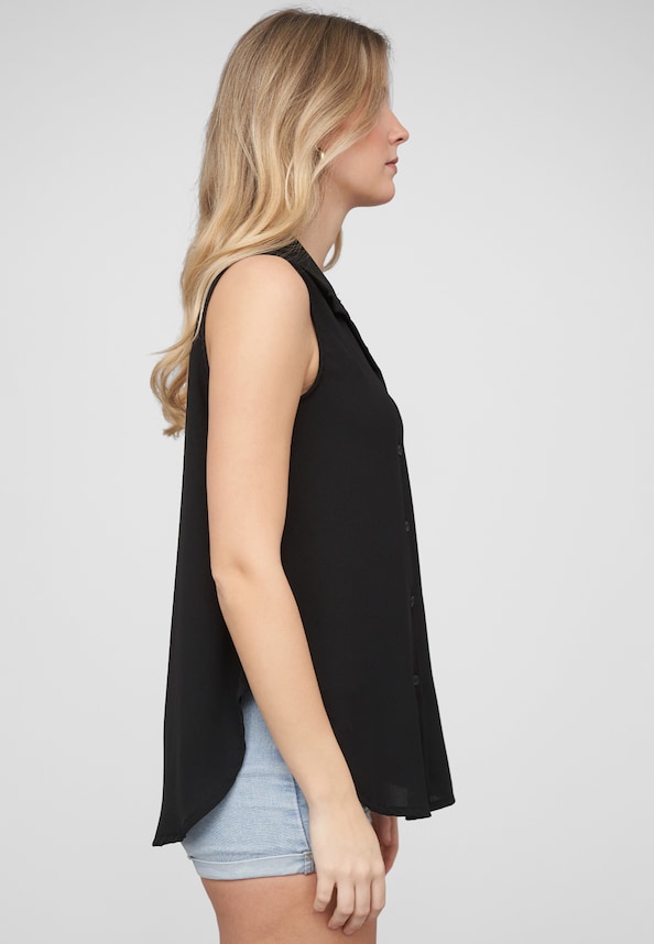 Top with button placket-3