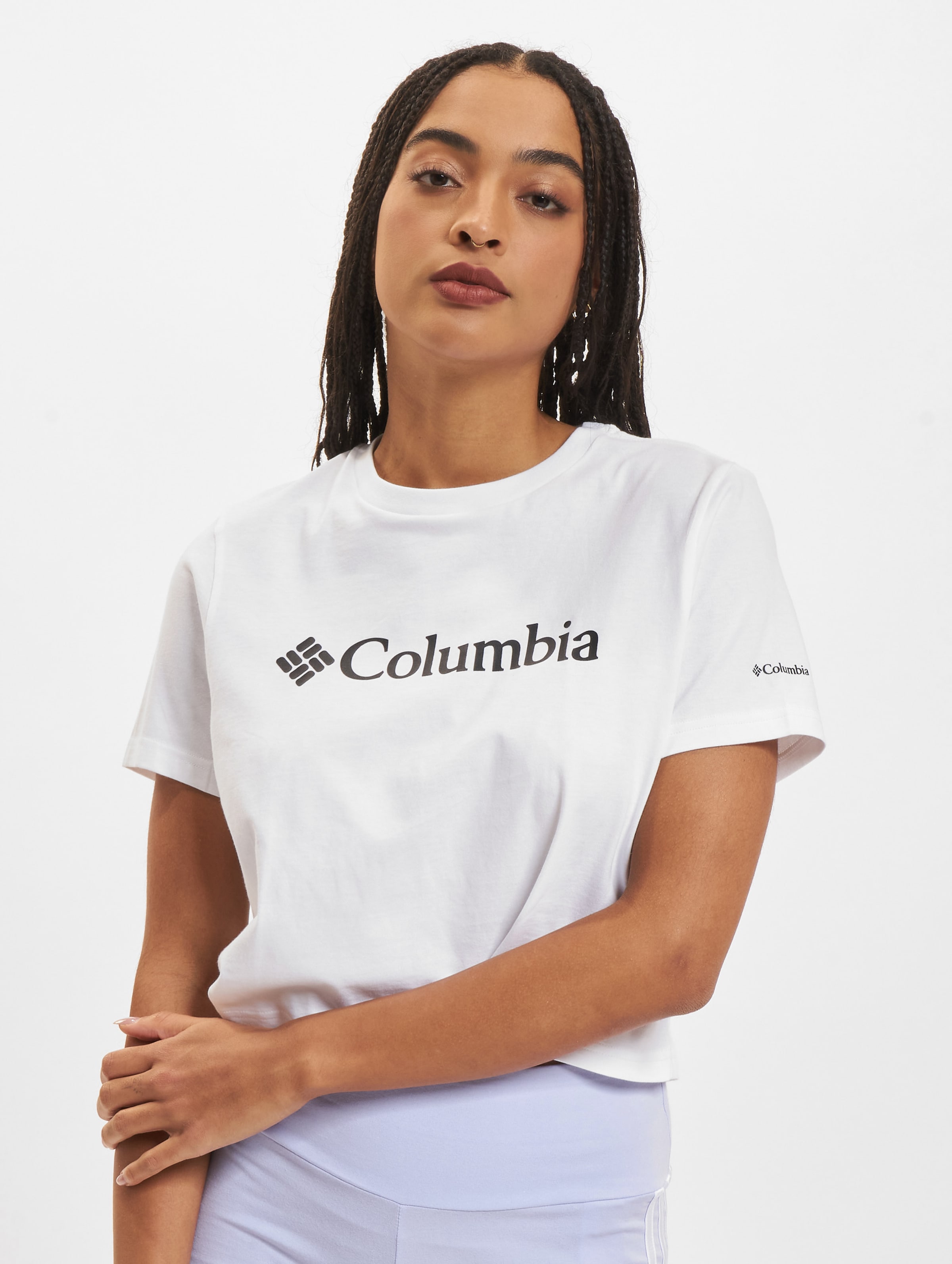 Columbia North Cascades™ Cropped T-Shirt Vrouwen op kleur wit, Maat XXL