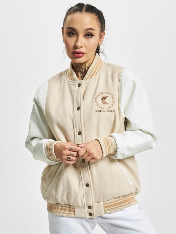 KW223-069-2 Retro Emblem Block College Jacket-2