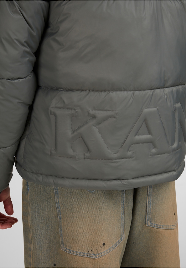 Small Signature Embossed Logo Puffer Jacket-3