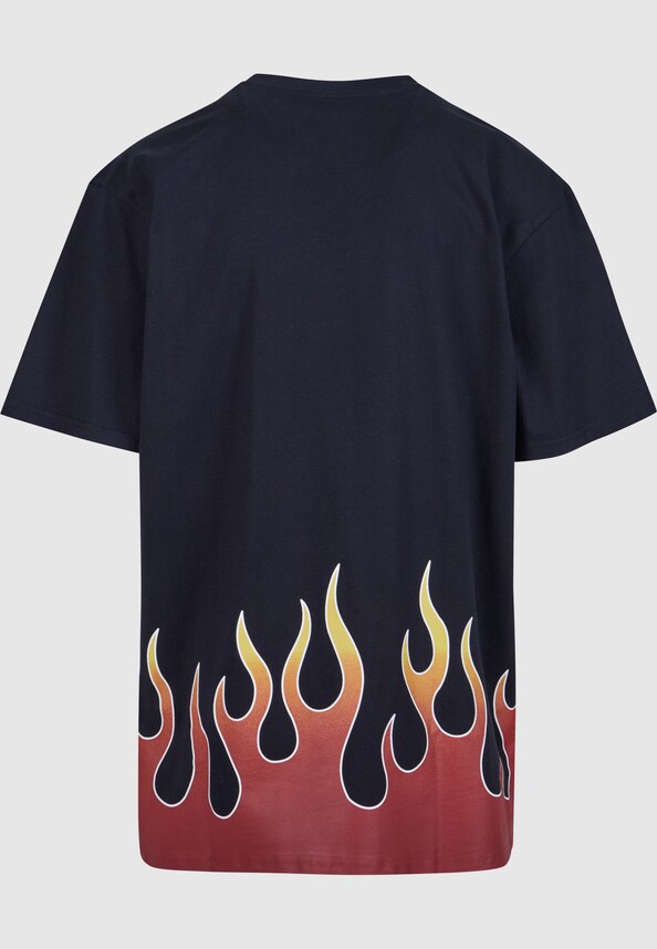 KM233-002-1 KK Small Signature Flame Tee-5