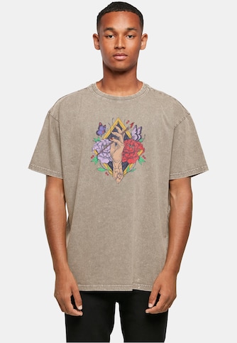 Frida Kahlo - Artist Acid Washed Heavy Oversize Tee