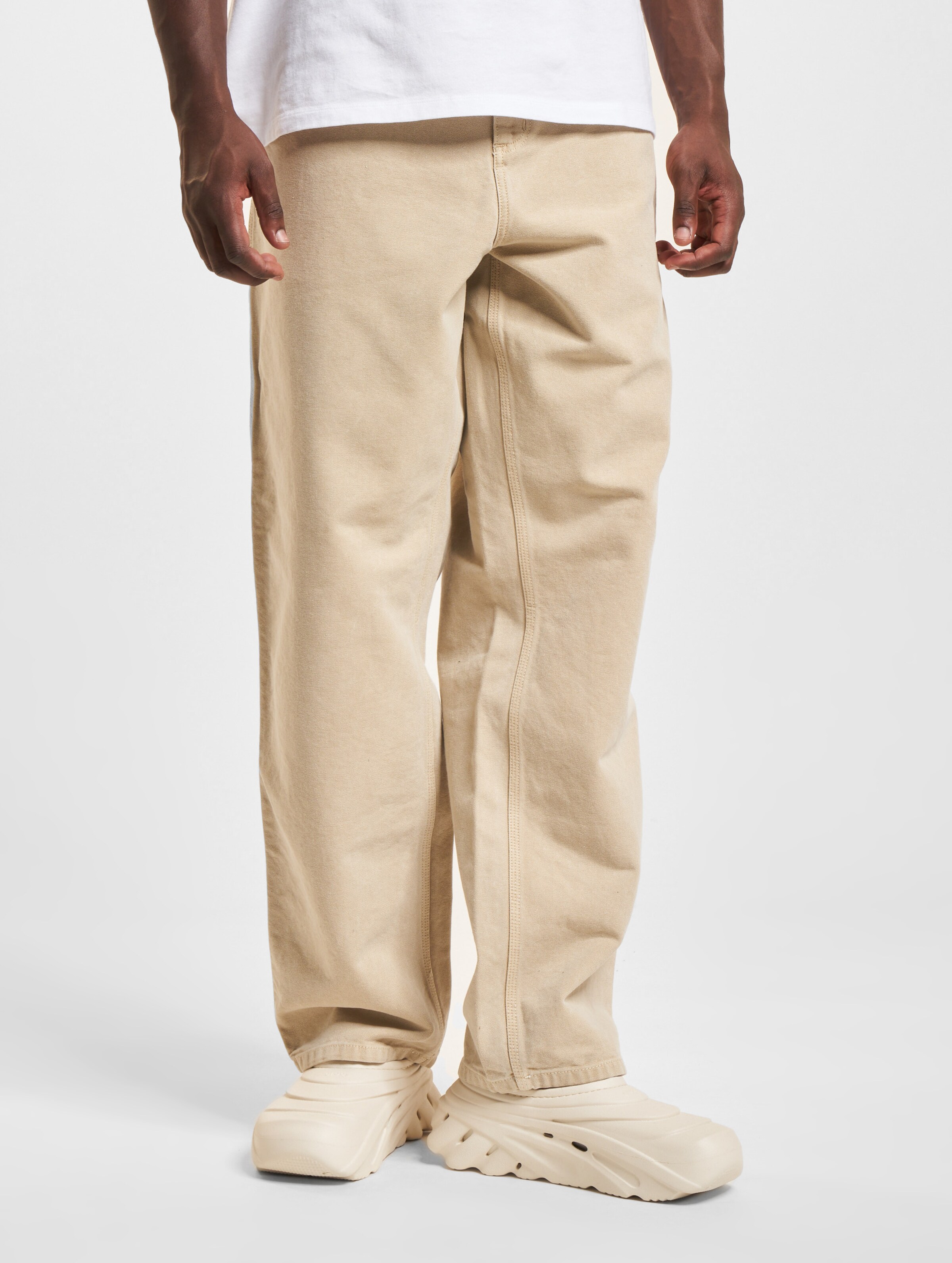 Carhartt WIP Single Knee Hose Männer,Unisex op kleur beige, Maat 4034