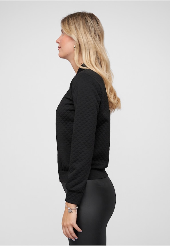 Blouson with Diamond Stitch-2