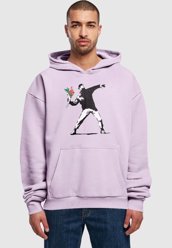 Banksy - Love Is In The Air Ultra Heavy Hoody-0