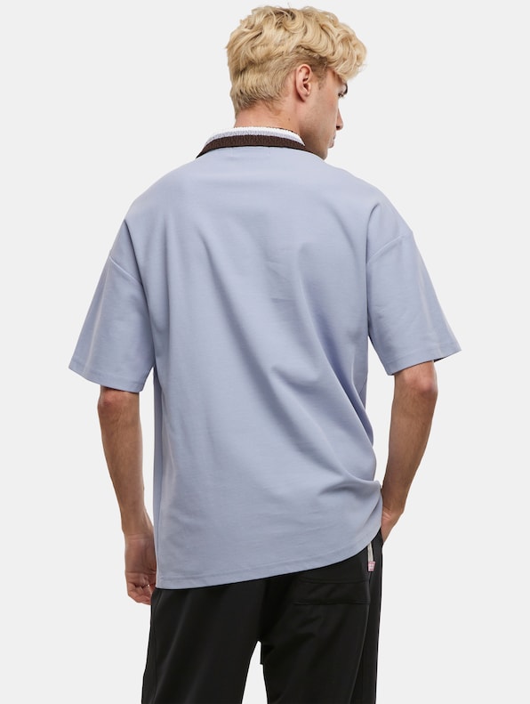 ACL Knit Collar Oversized Polo-1