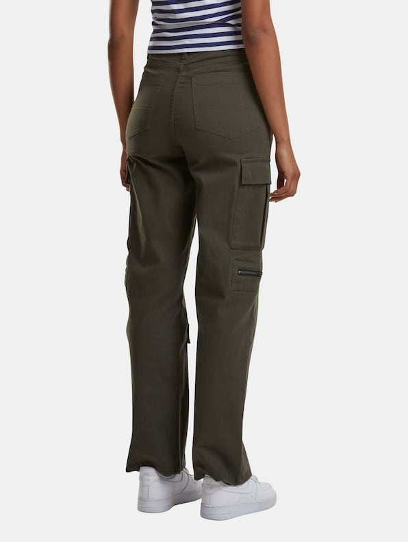 Ladies Loose Utility Stretch Twill-1