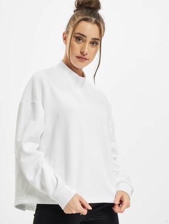 Ladies Oversized High Neck Crew