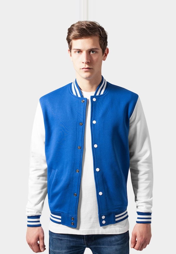 2-Tone College Sweatjacket -0