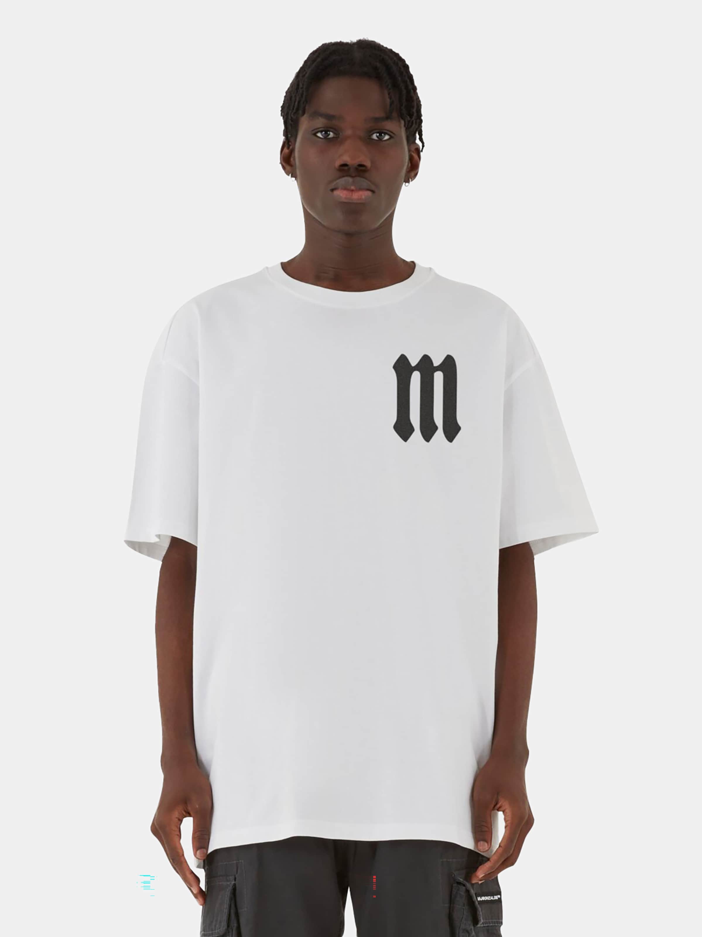 MJ Gonzales Barbed Bloom Heavy Oversized T-Shirts Männer,Unisex op kleur wit, Maat XL