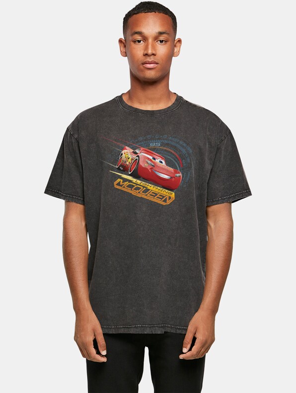 Cars - Lightning McQueen Acid Washed Oversize -0