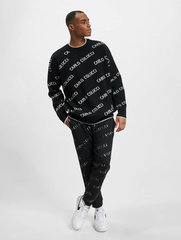 Carlo Colucci Allover Logo Pullover-4