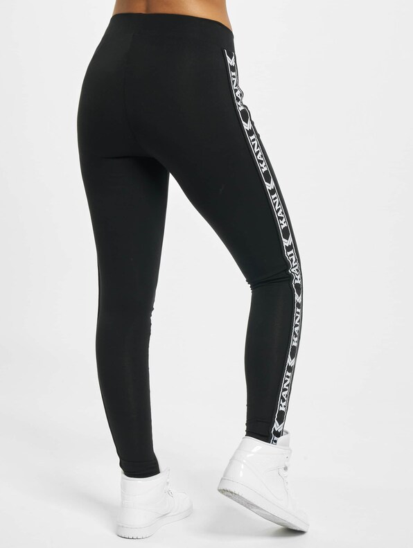 KKWQ32061BLK Signature Tape Leggings black-1