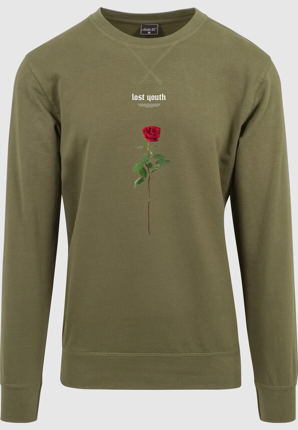 Lost Youth Rose Crewneck -3