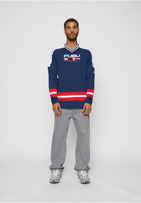 FBMQ22004NVY Fubu Corporate Hockey Jersey-2