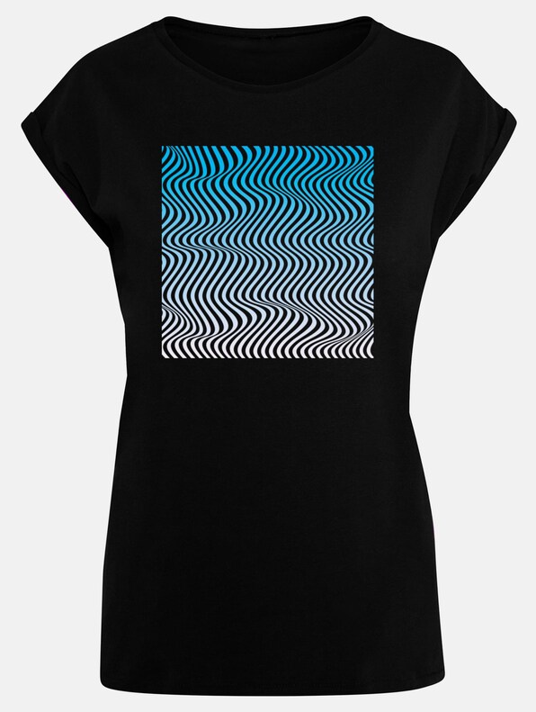 Ladies Summer - Wavy Pattern T-Shirt-4