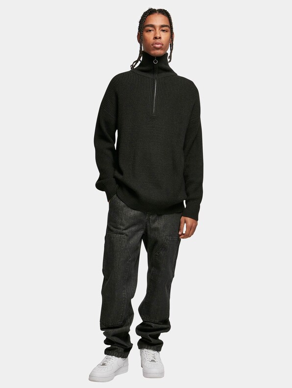 Oversized Knitted Troyer -3