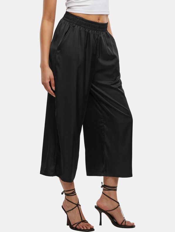 Ladies Satin Wide Leg-2