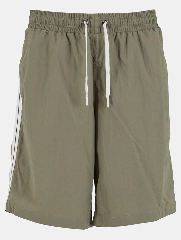 Board Shorts With Patched Stripe-3