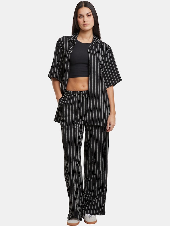 Ladies Structured Striped Relaxed Fit-3