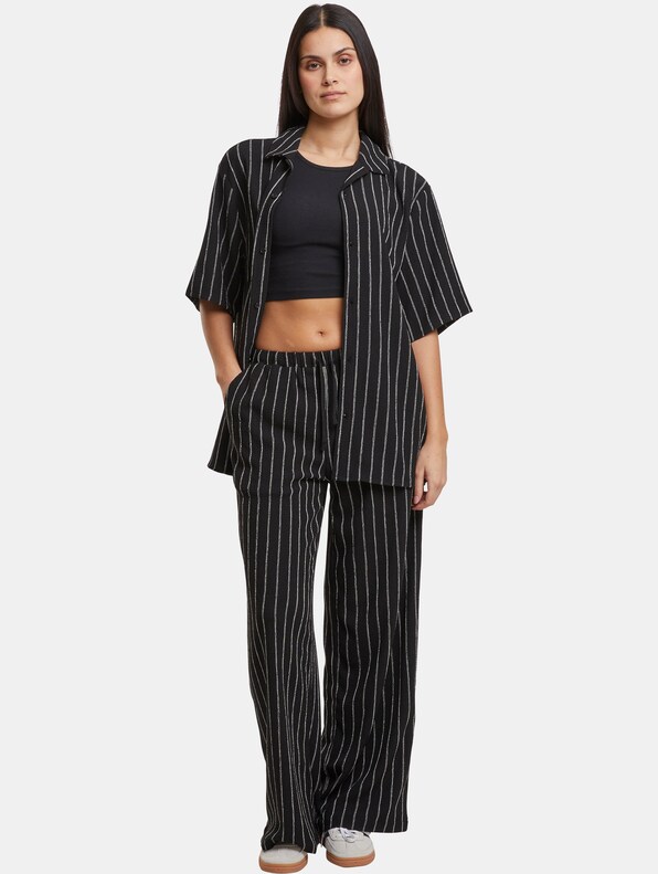 Ladies Structured Striped Relaxed Fit-3