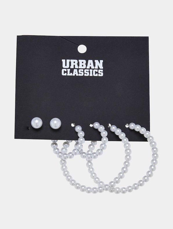 Urban Classics Pearl Hoop  More-2