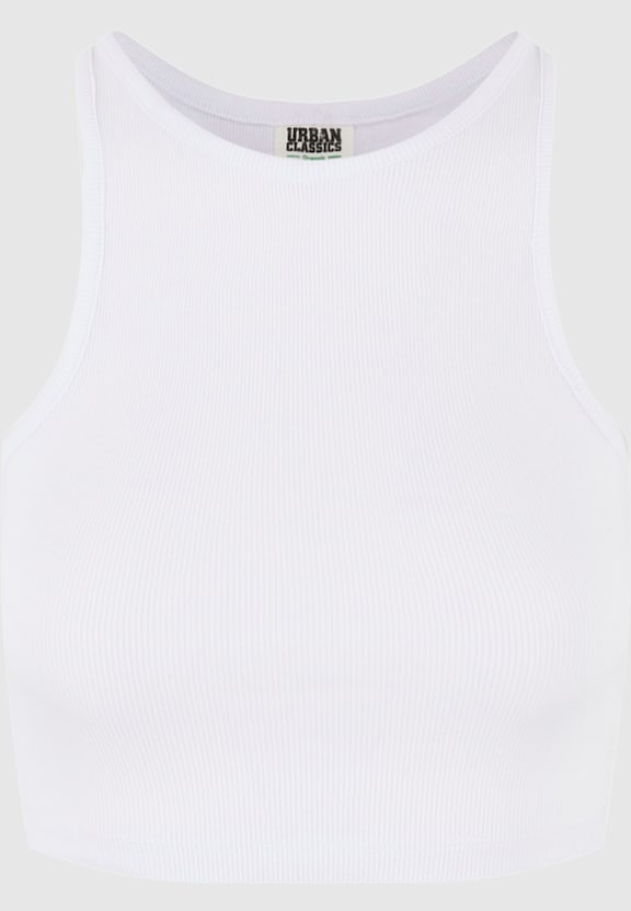Ladies Organic Cropped Rib Top-5