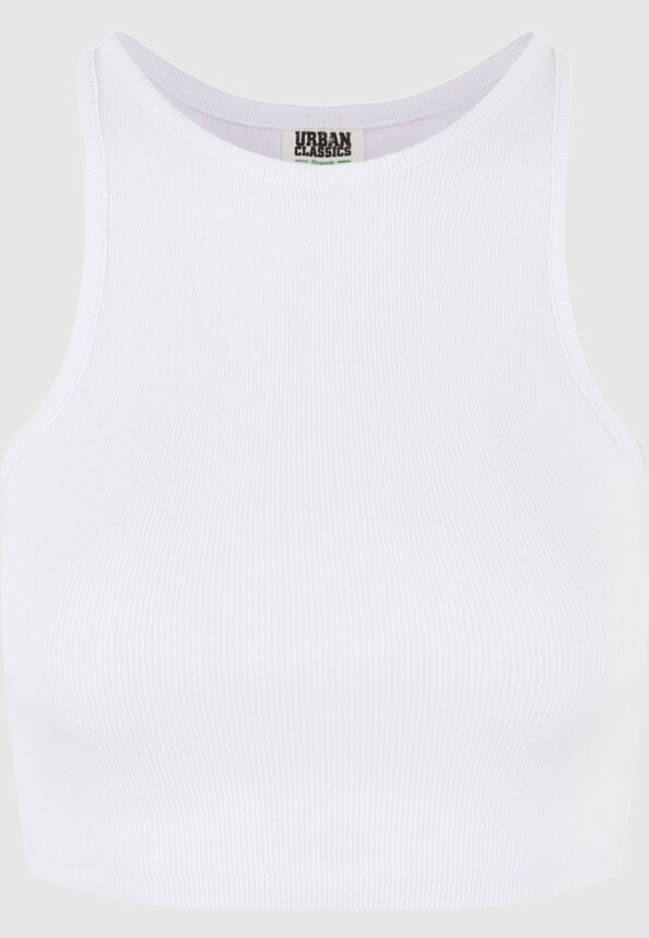 Ladies Organic Cropped Rib Top-5