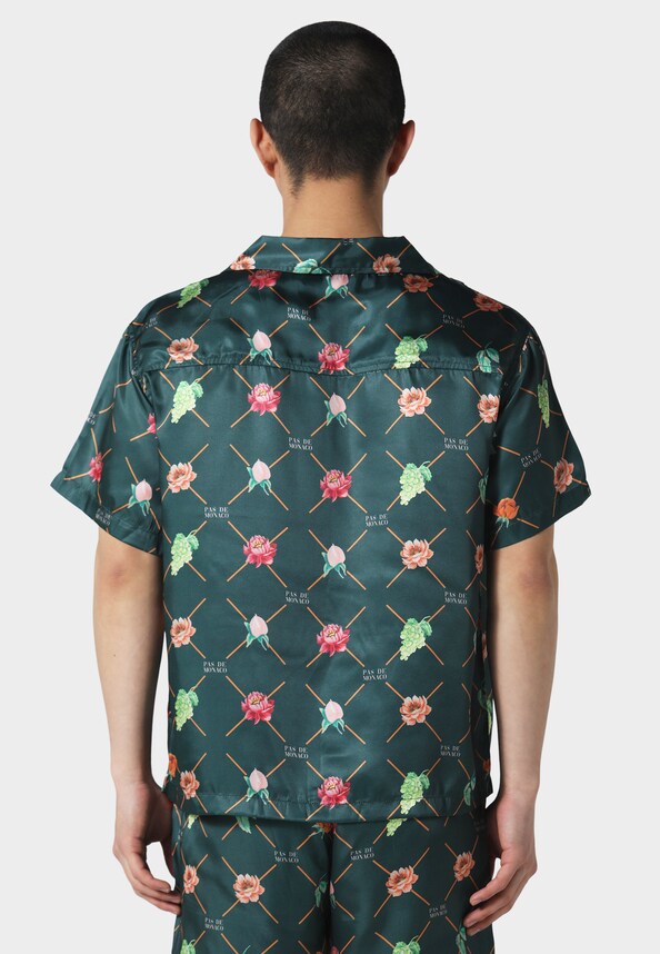 FRUIT MONOGRAM CUBAN  SHIRT-1