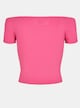 Ladies Off Shoulder Rib-5