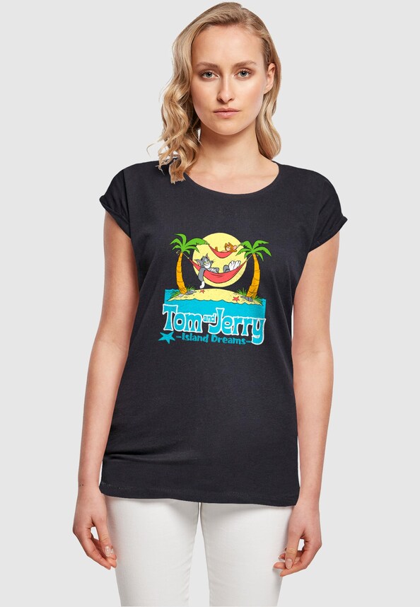 Ladies Tom and Jerry - Hammock Dreams T-Shirt-0