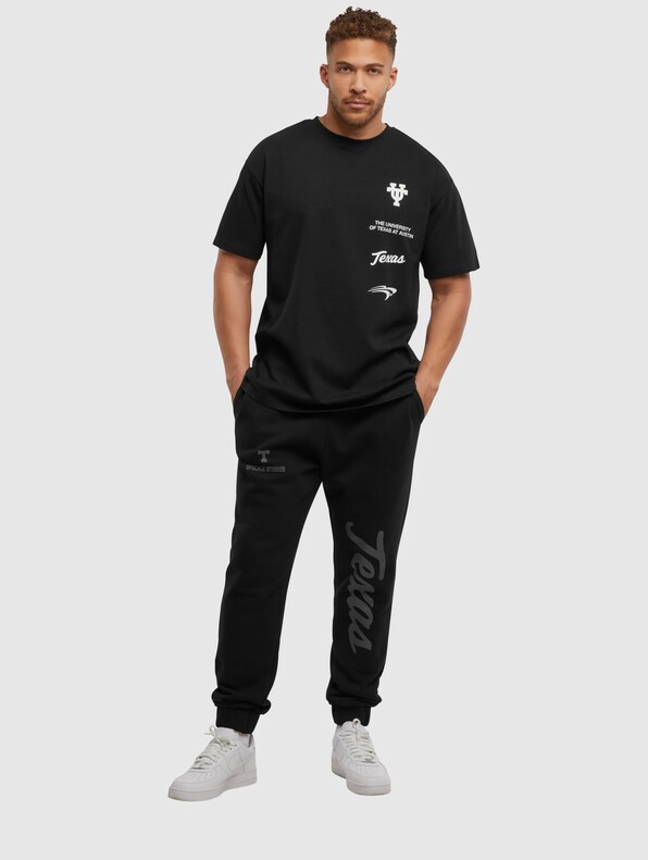 Mister Tee Upscale Texas Longhorns Leather Oversize Tee-3