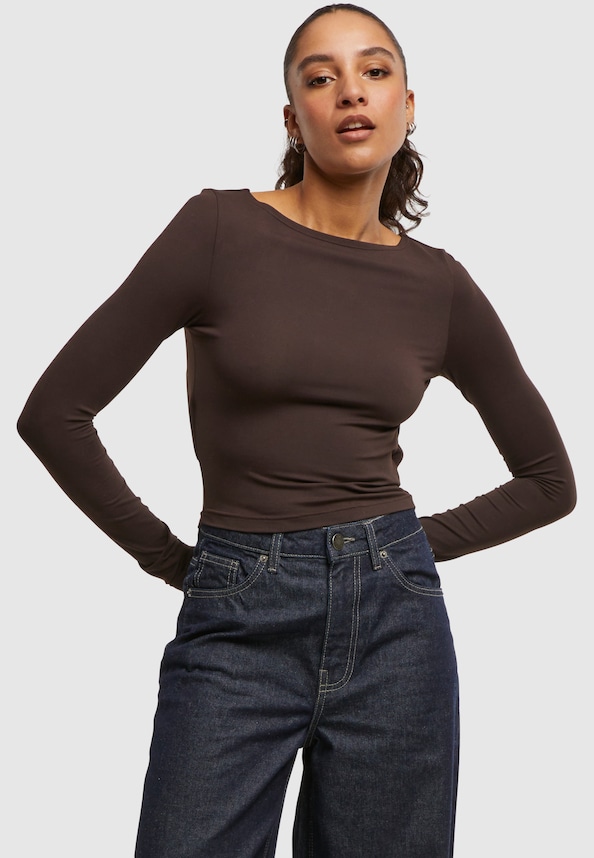 Ladies Slim Fit Longsleeve-0