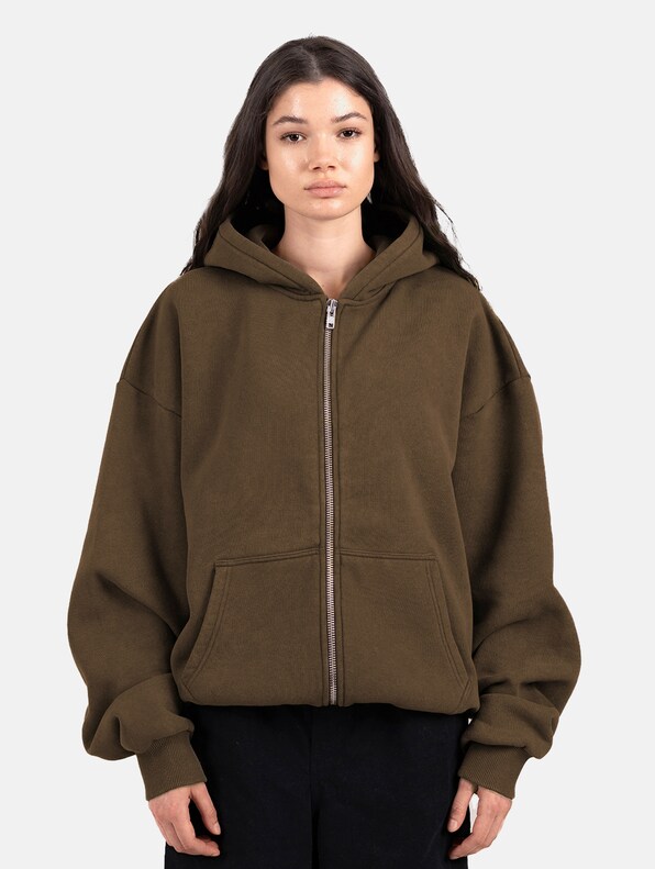 Prohibited Oversized Zip Hoodies-3