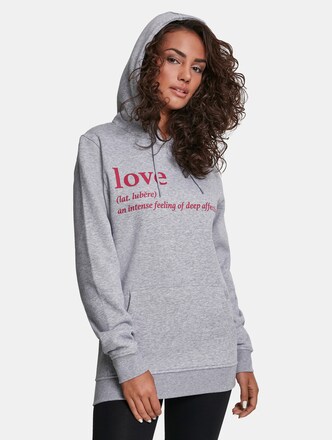 Mister Tee Love Definition Hoody Heather
