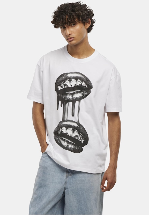 Grillz Lips Oversize Tee-0