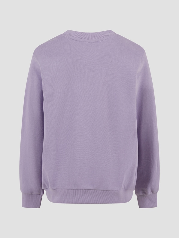 Girls Oversized Light Terry Crewneck-1