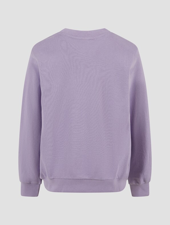 Girls Oversized Light Terry Crewneck-1