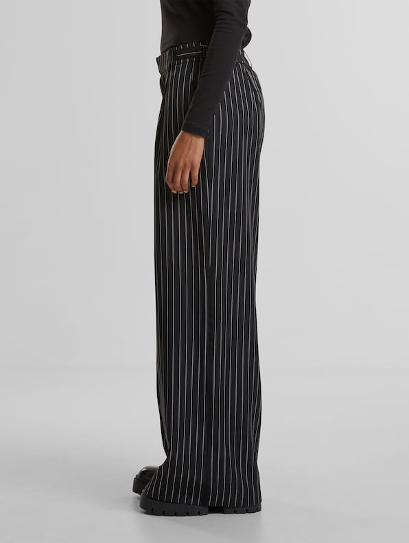 Ladies Pinstripe Wide Leg -2