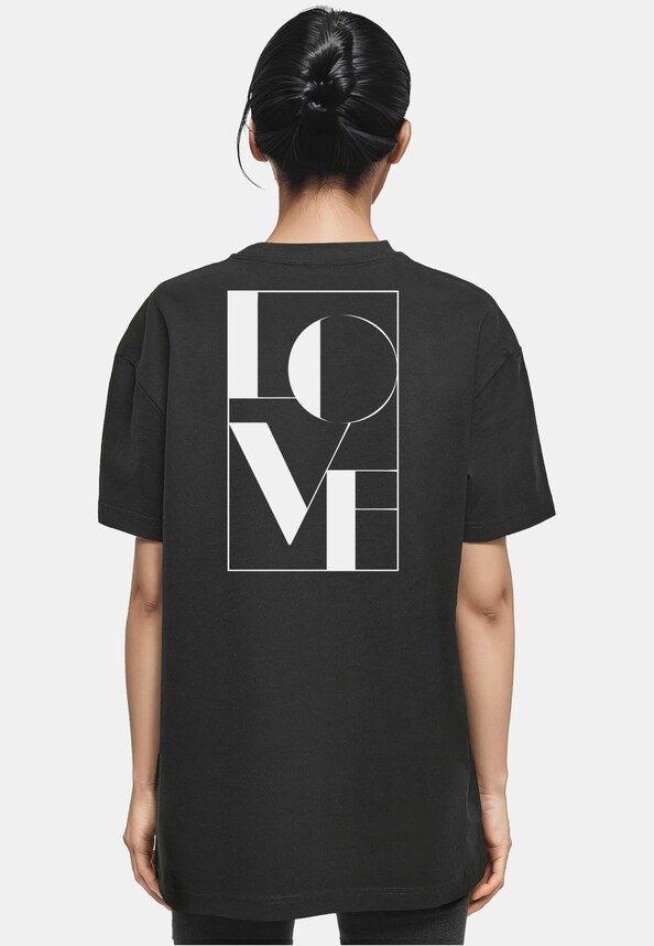 Ladies Love Oversized Boyfriend Tee-1