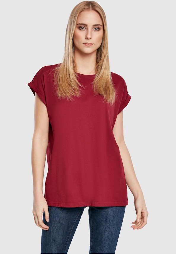 Ladies Organic Extended Shoulder Tee-2