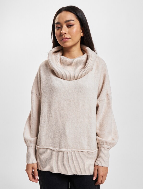 Only Onlhazel LS Cowlneck Bf Knit-2